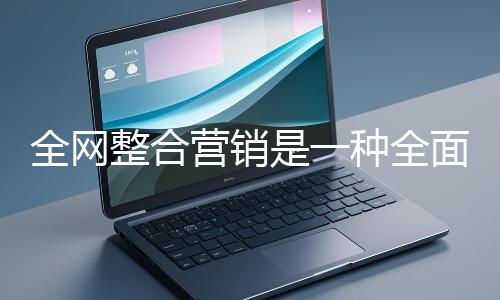 全網整合營銷是一種全面的營銷方式